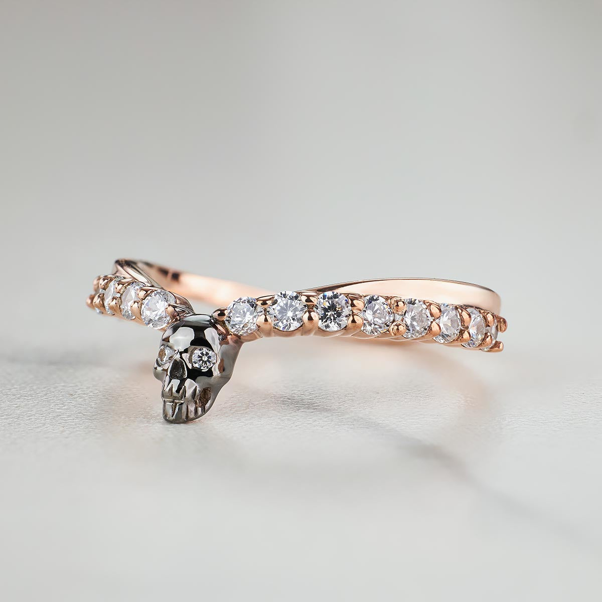 Skull Anniversary Ring Gift