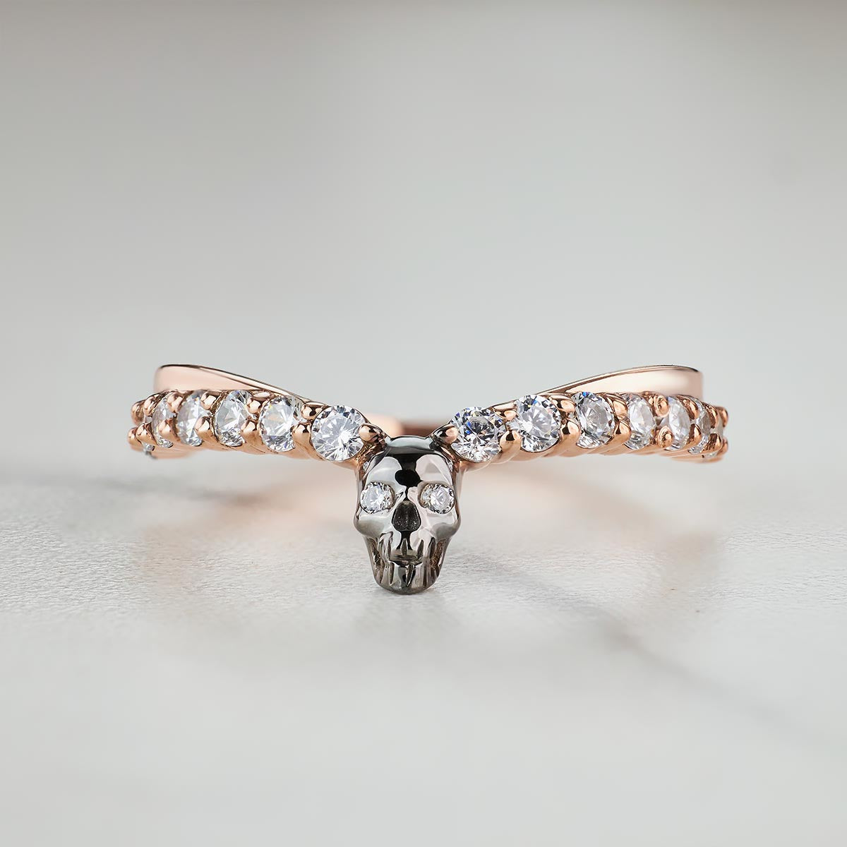 Skull Anniversary Ring Gift