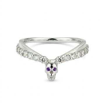 Customized curved skull band for Heather
