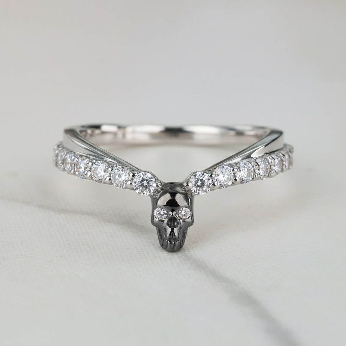 Skull Anniversary Ring Gift