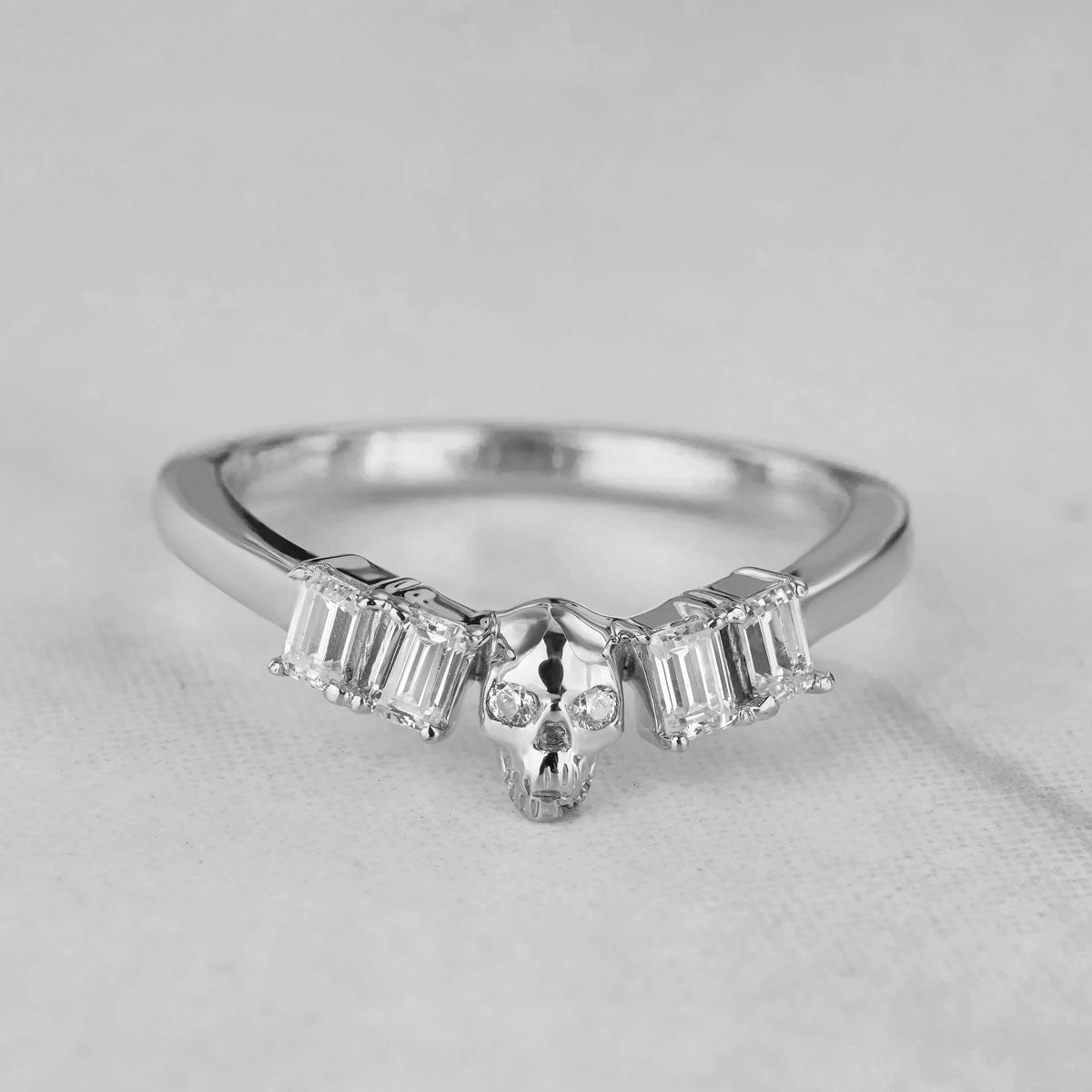 Skull Engagement Ring Enhancer