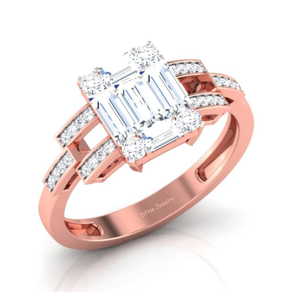BAGUETTE DIAMOND ENGAGEMENT RING