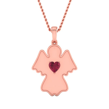 ROSE GOLD ANGEL PENDANT