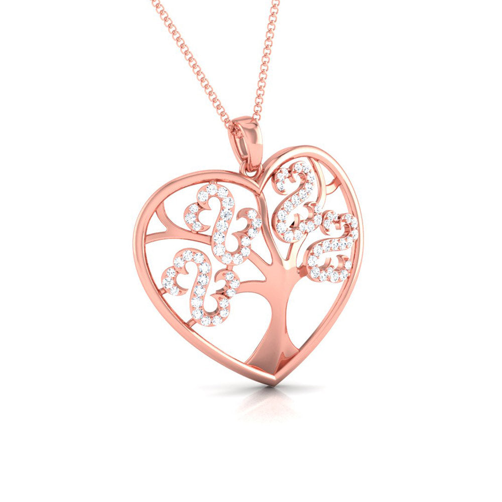 TREE OF LIFE HEART PENDANT