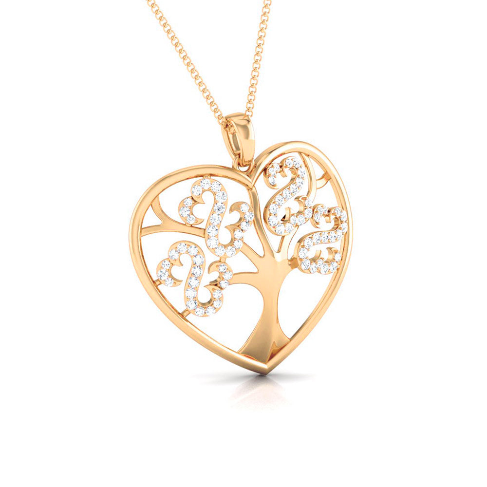 TREE OF LIFE HEART PENDANT