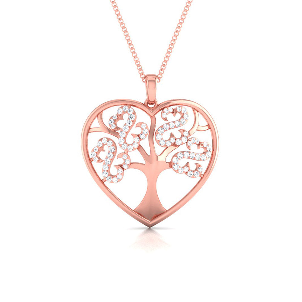 TREE OF LIFE HEART PENDANT