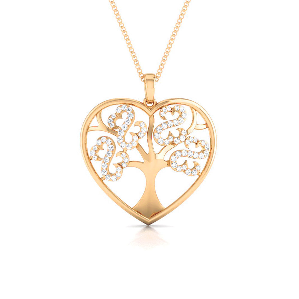 TREE OF LIFE HEART PENDANT