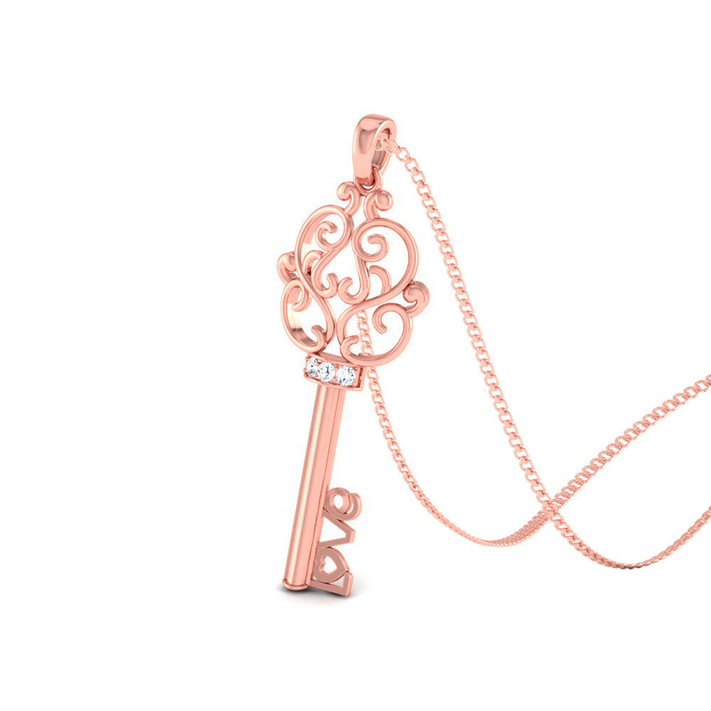 KEY TO MY HEART PENDANT