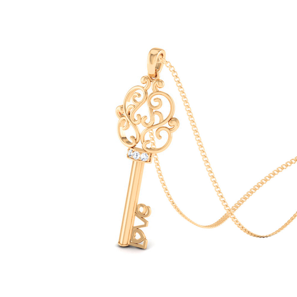 KEY TO MY HEART PENDANT