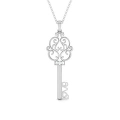 Key To My Heart Pendant Love Key Locket Valentine's Day Gift For Her
