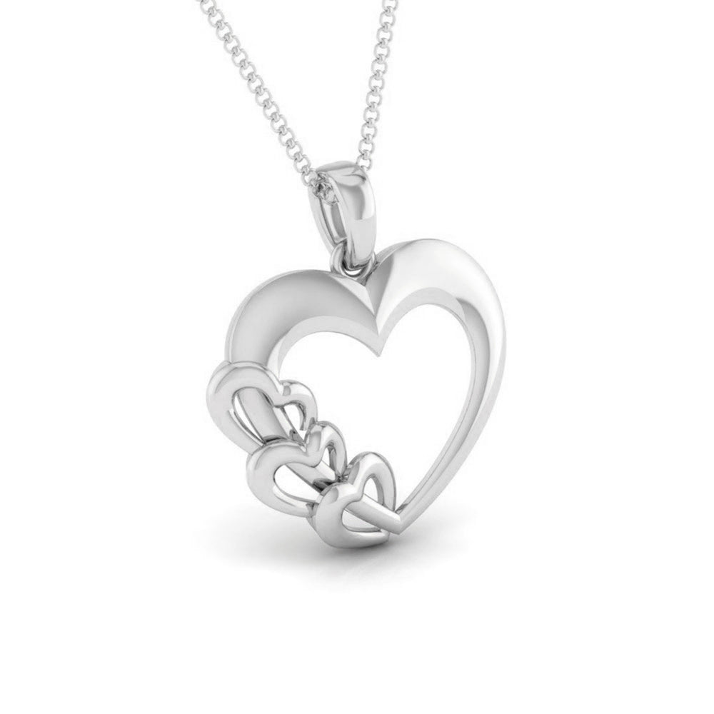 HEART PENDANT SILVER