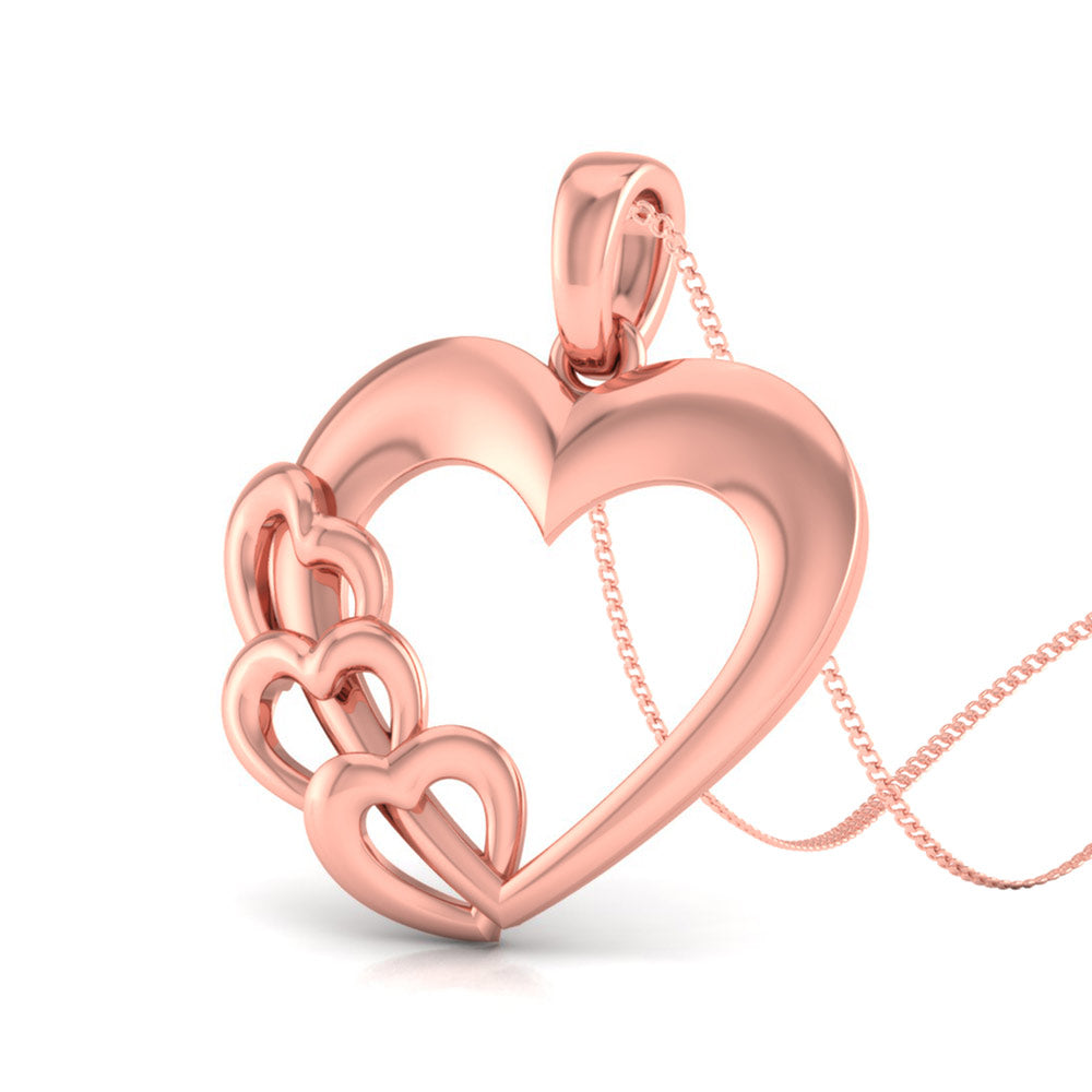 SILVER HEART PENDANT
