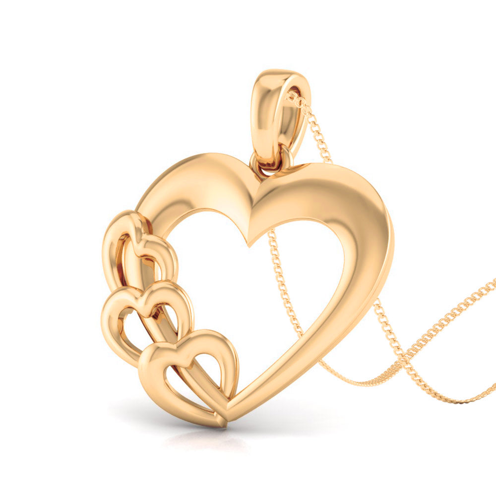 SILVER HEART PENDANT