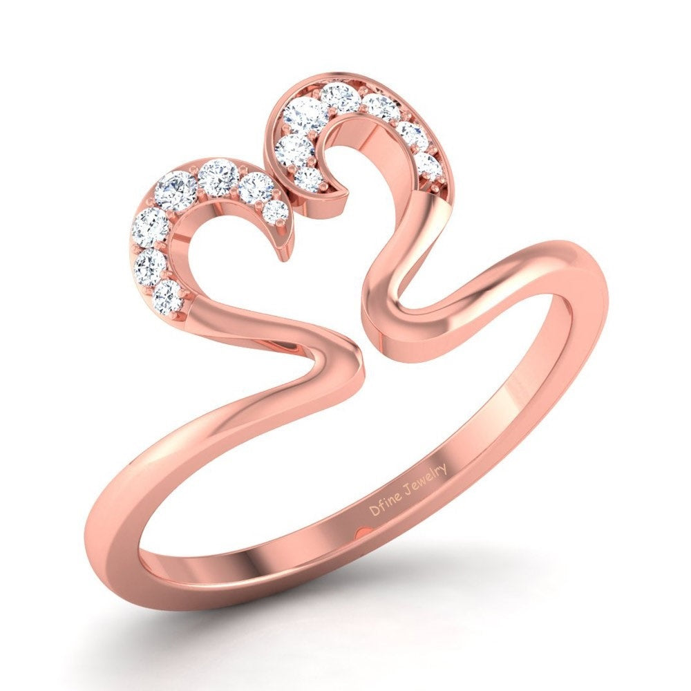 CLASSIC DIAMOND HEART RING