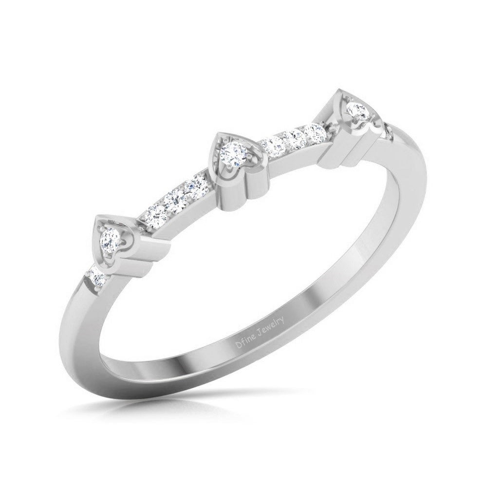 DIAMOND HEART PROMISE RING
