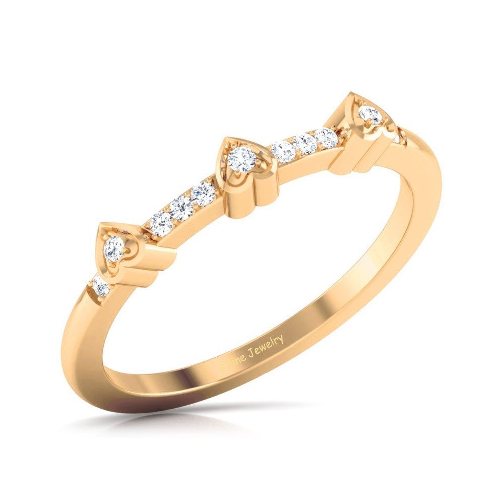 DIAMOND HEART PROMISE RING