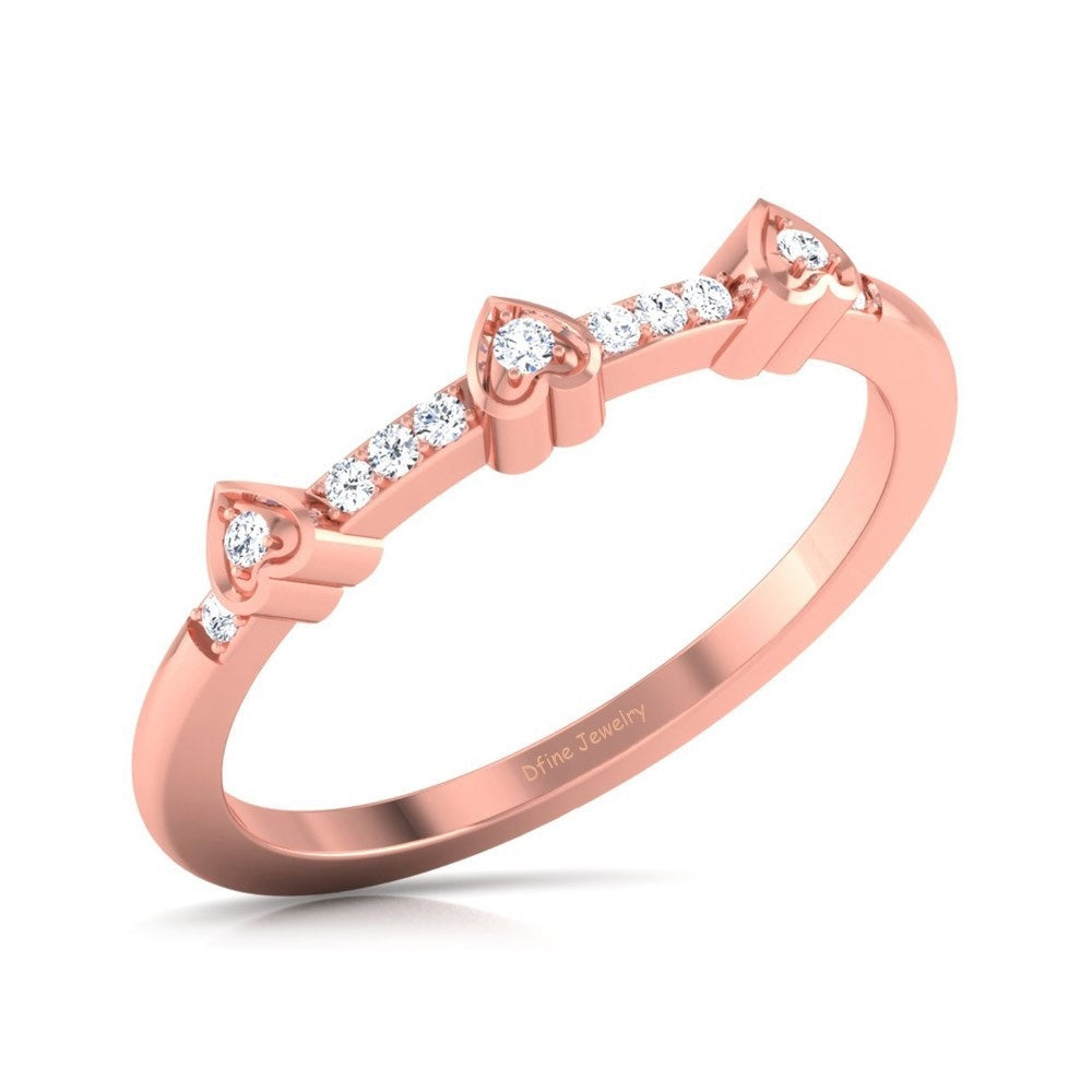 DIAMOND HEART PROMISE RING