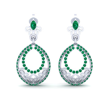 STERLING SILVER DANGLE EARRINGS