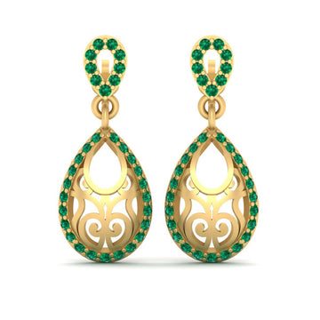 DANGLE DROP EARRINGS GOLD