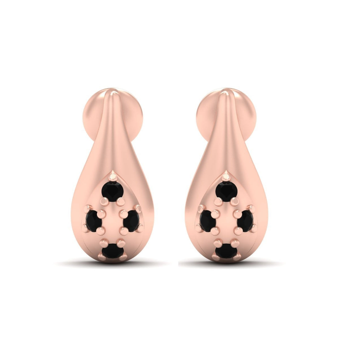 ROSE GOLD STUD EARRINGS