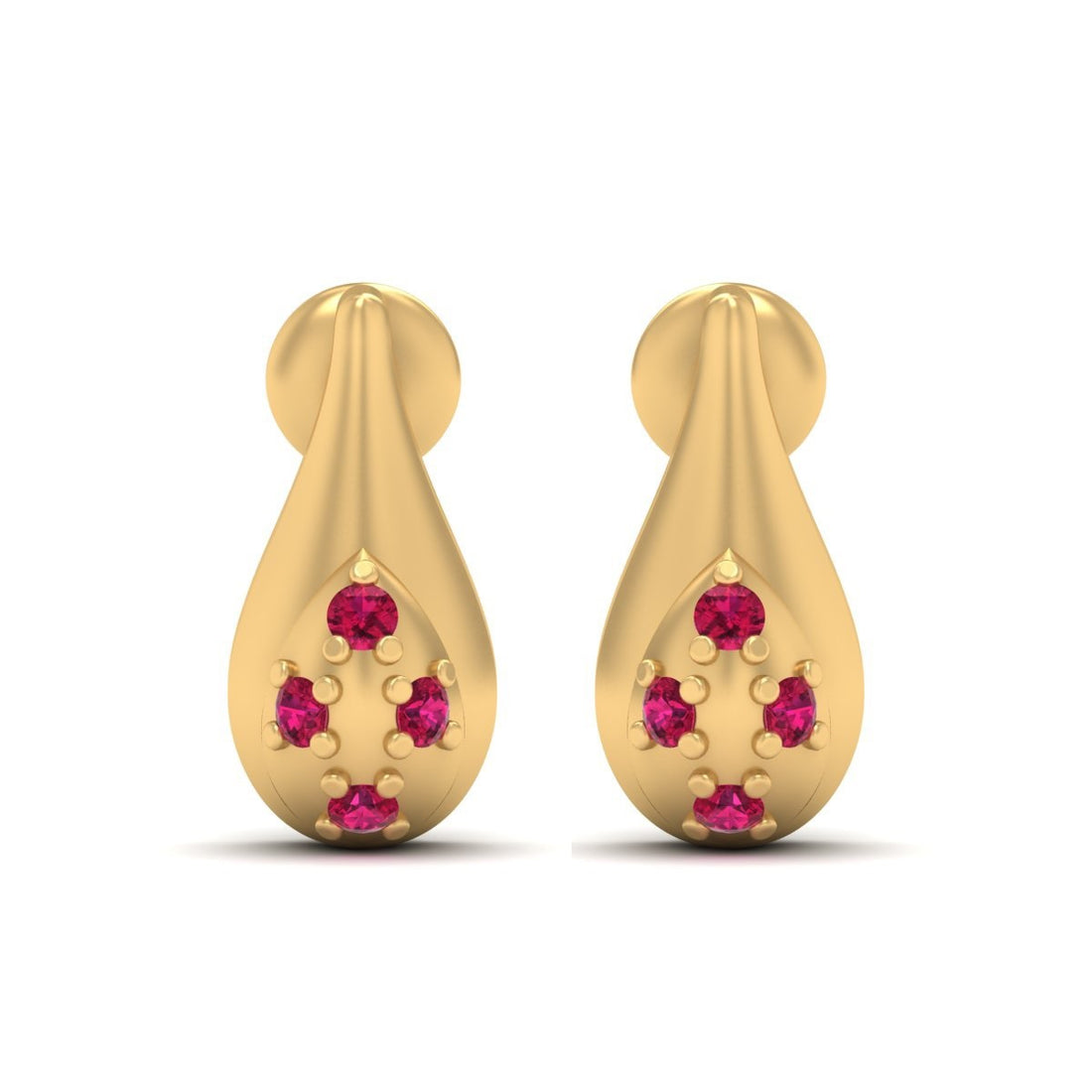 GOLD WEDDING EARRINGS