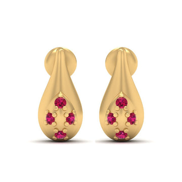 GOLD WEDDING EARRINGS