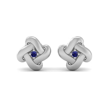 STERLING SILVER KNOT EARRINGS