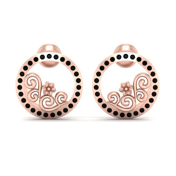 ROSE GOLD WEDDING EARRINGS