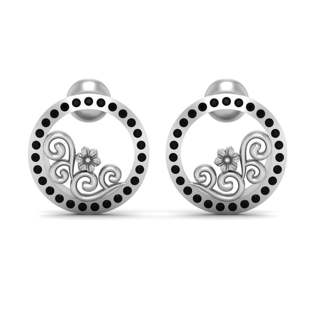 ROSE GOLD WEDDING EARRINGS