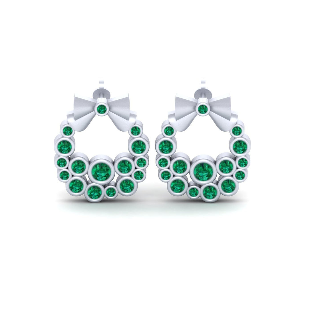 XMAS WREATH EARRINGS