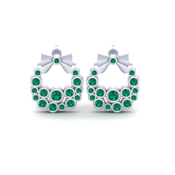 XMAS WREATH EARRINGS