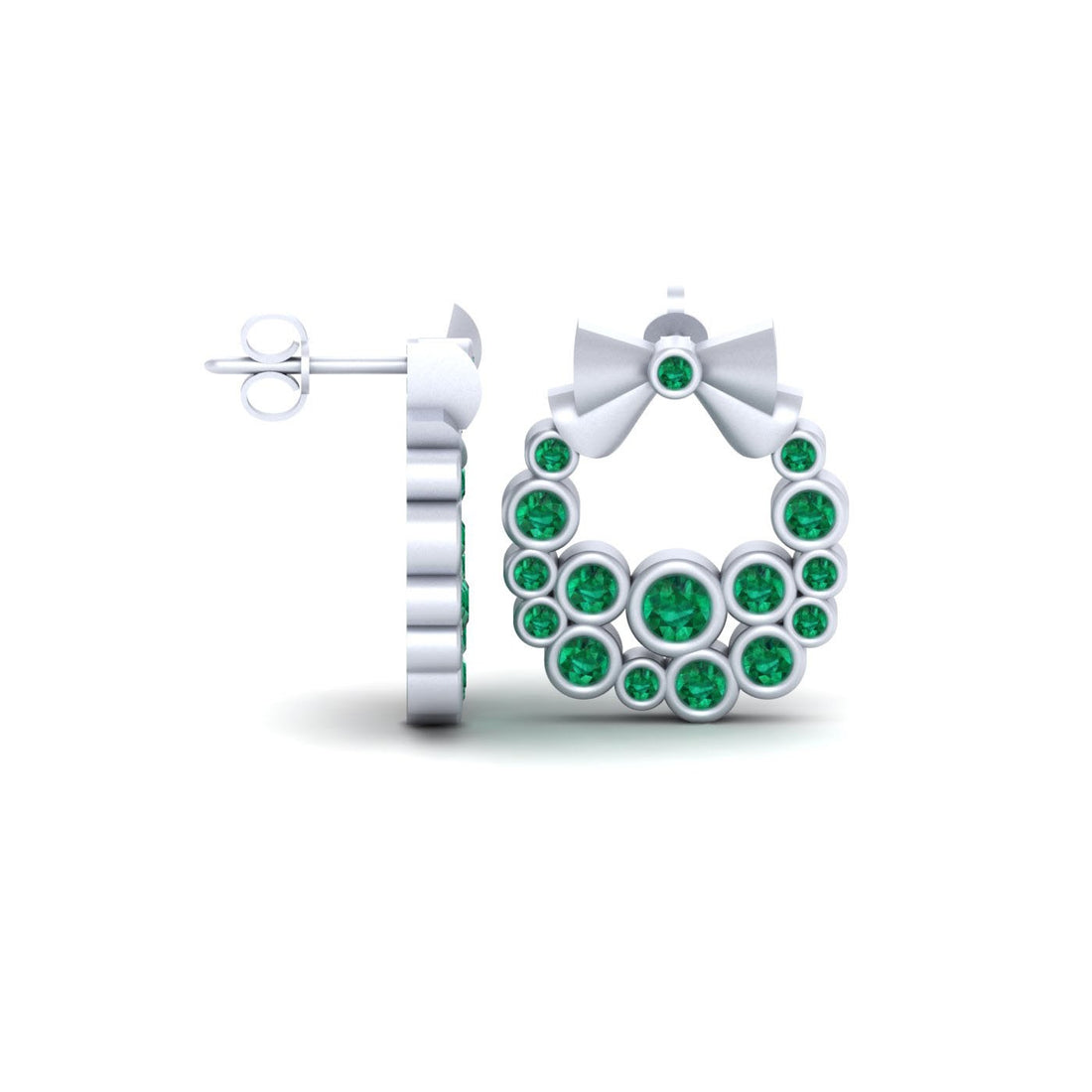 XMAS WREATH EARRINGS