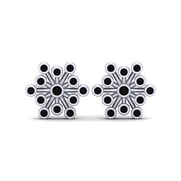 CHRISTMAS SNOWFLAKE STUD EARRINGS
