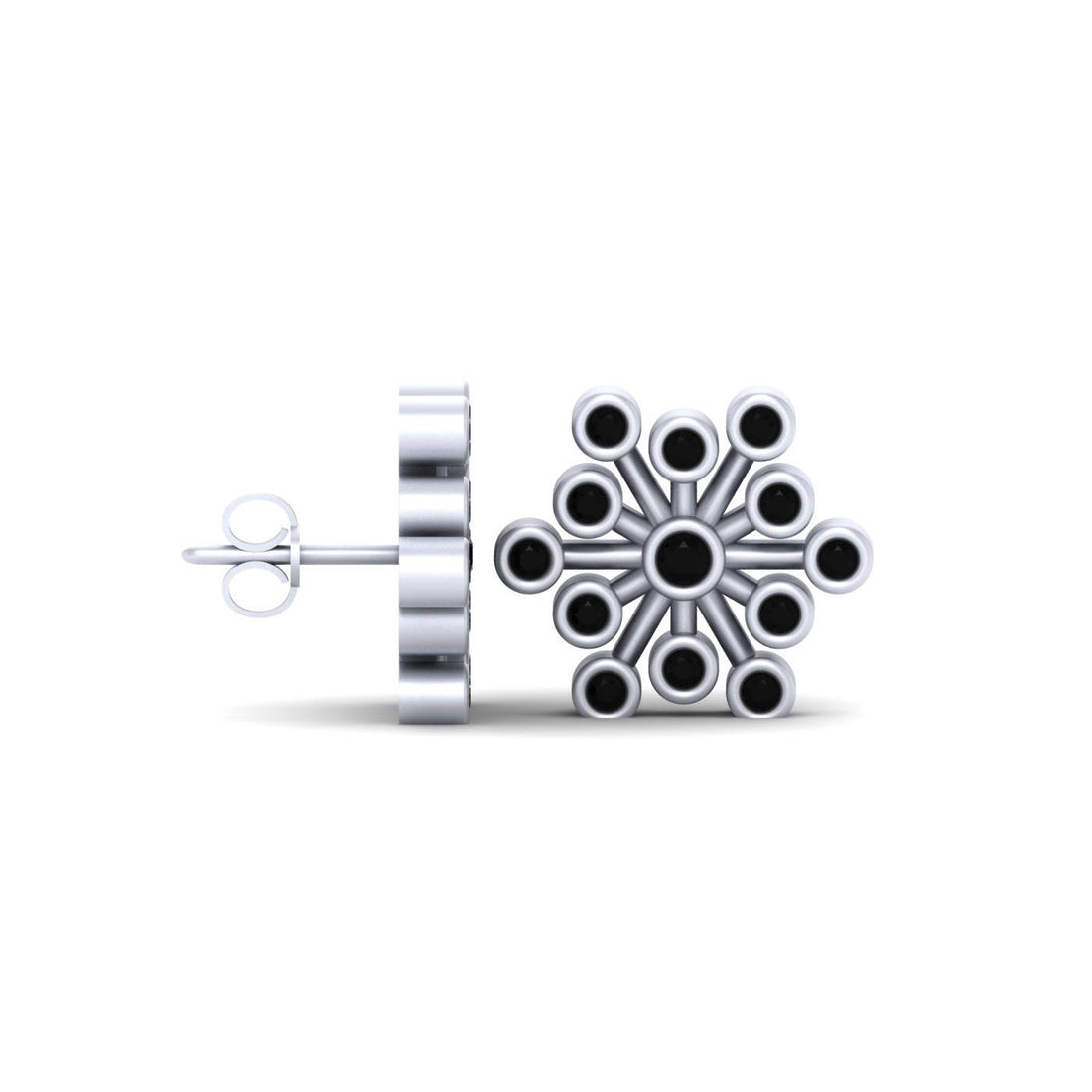 CHRISTMAS SNOWFLAKE STUD EARRINGS