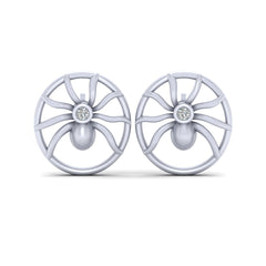 Spider Gothic Earrings Symbol Of Power Spider Web Earrings