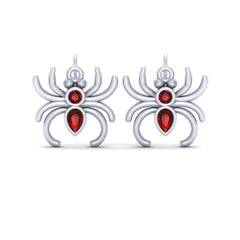Gold Spider Web Earrings Gothic Spider Hook Earrings Halloween Jewelry