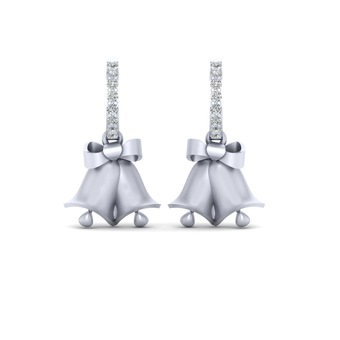 DIAMOND CHRISTMAS BELL EARRINGS
