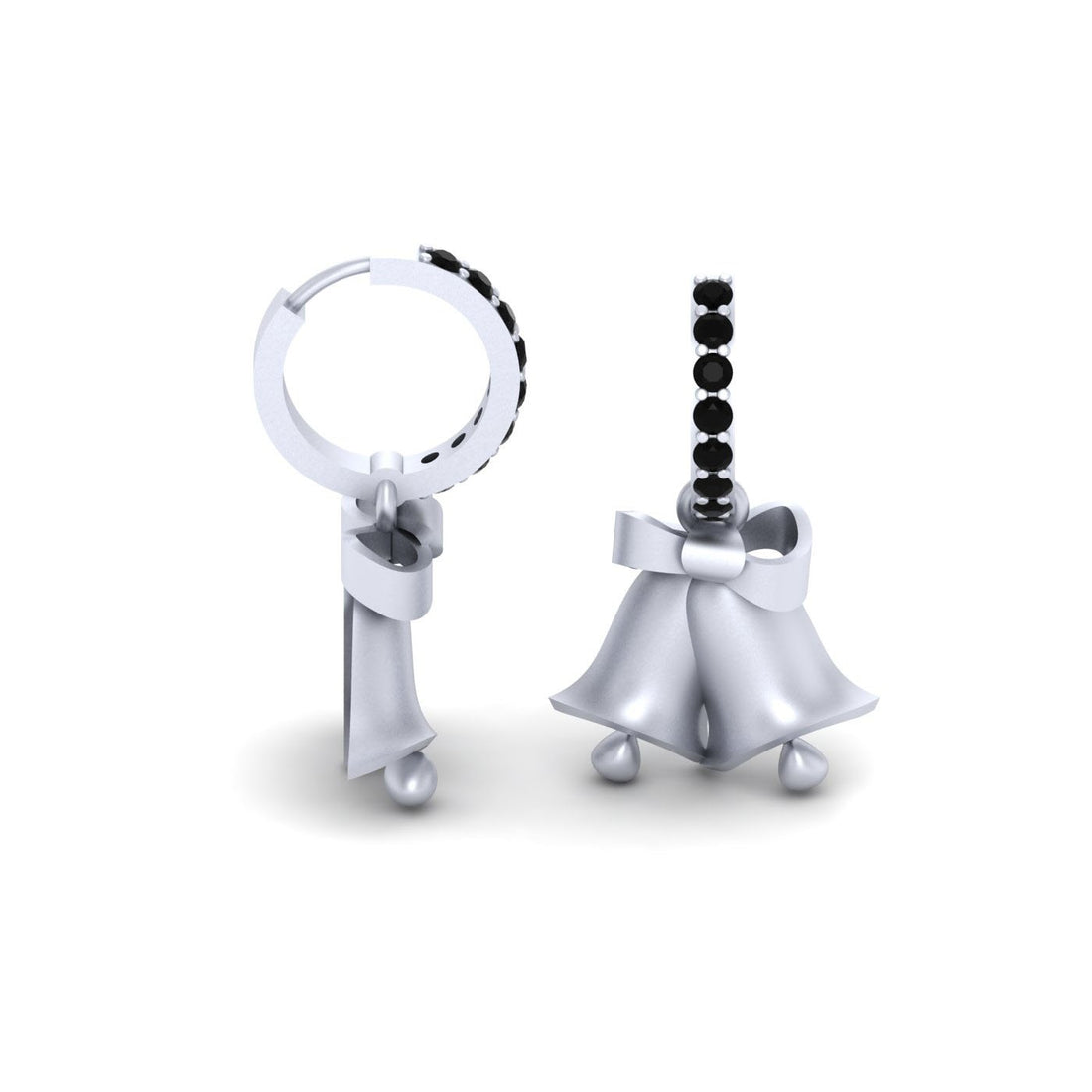 JINGLE BELL HOOP EARRINGS