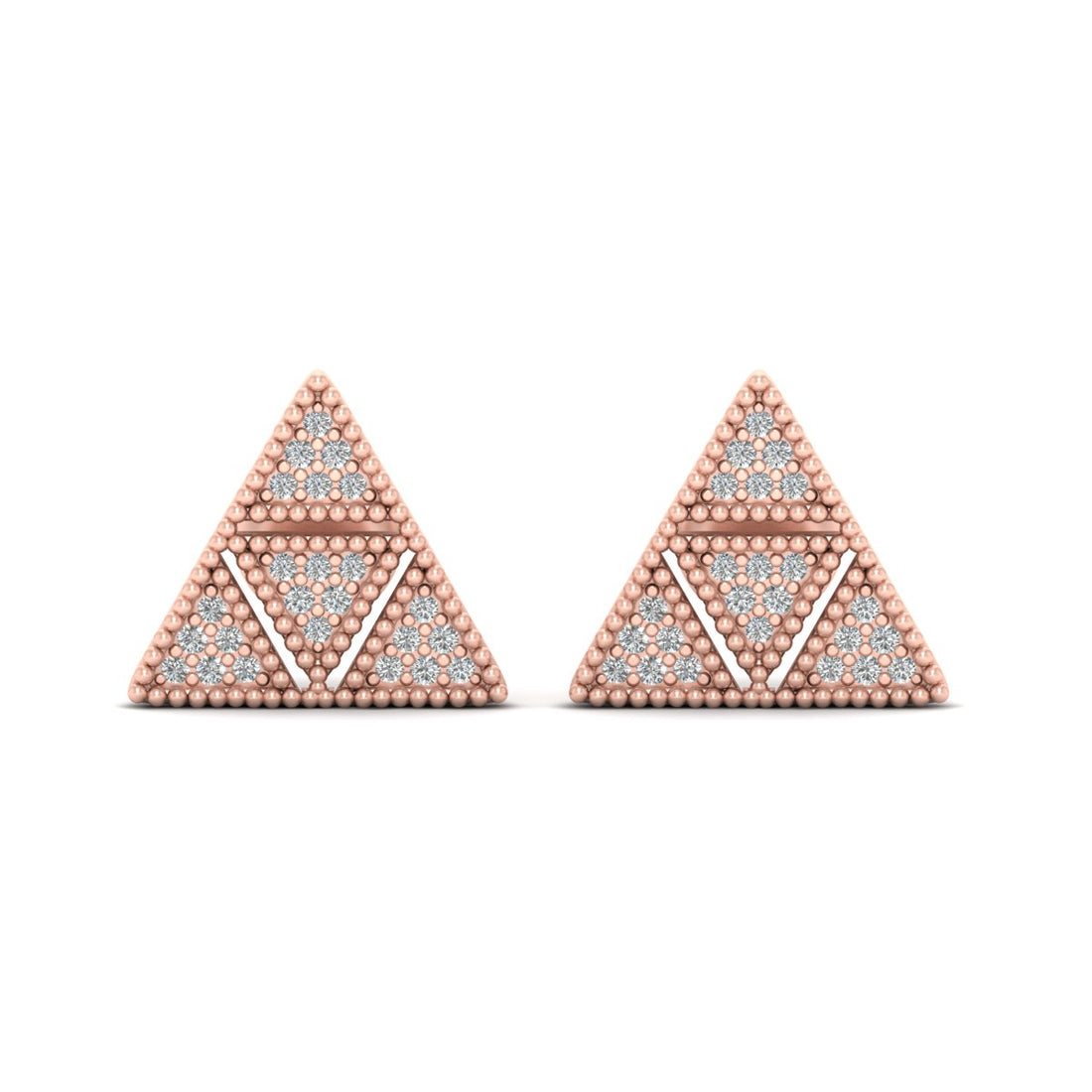 ROSE GOLD DIAMOND EARRINGS