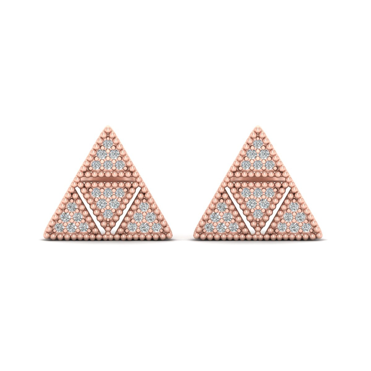 ROSE GOLD DIAMOND EARRINGS