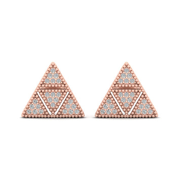 ROSE GOLD DIAMOND EARRINGS