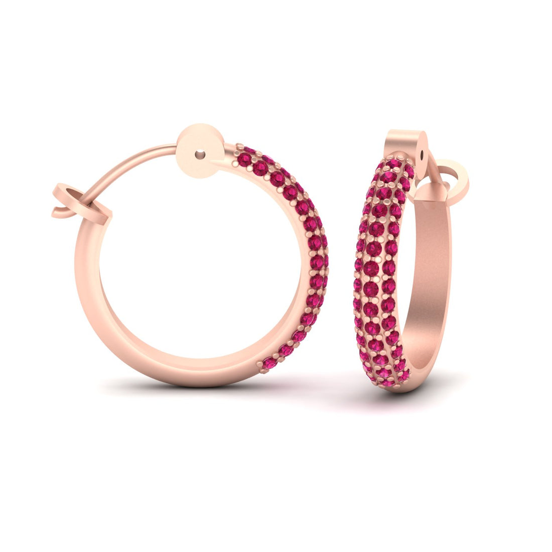PINK DIAMOND WEDDING EARRINGS