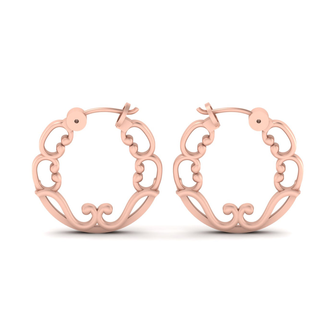 STERLING SILVER HOOP EARRINGS