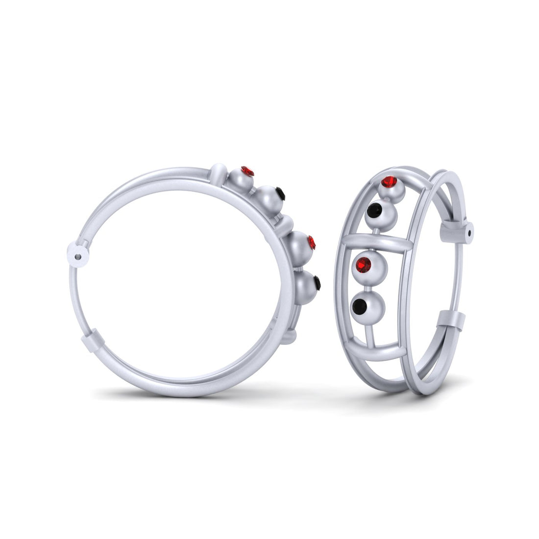 HOOP EARRINGS STERLING SILVER