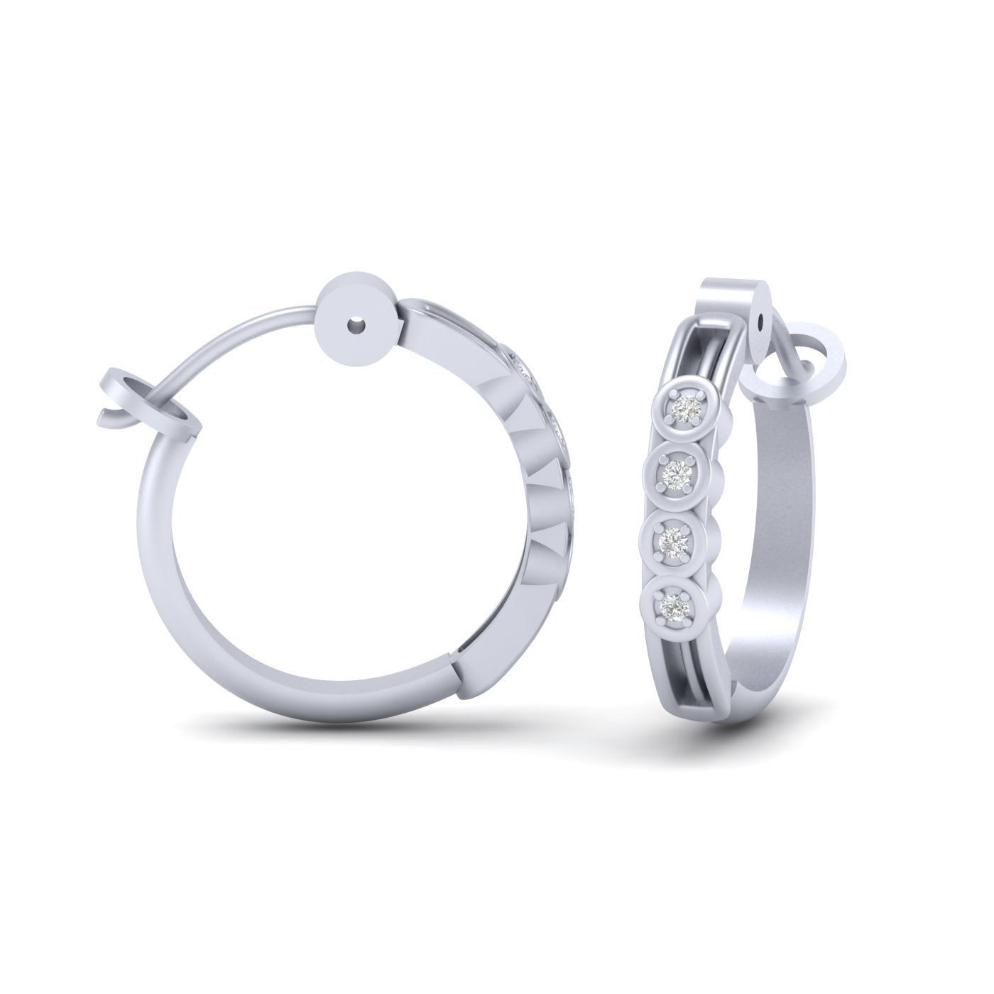 ROSE GOLD HOOP EARRINGS