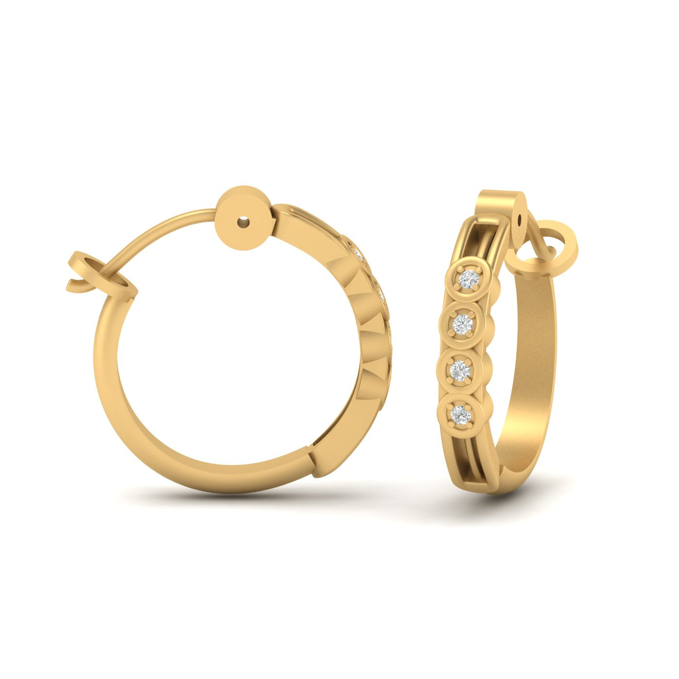 ROSE GOLD HOOP EARRINGS