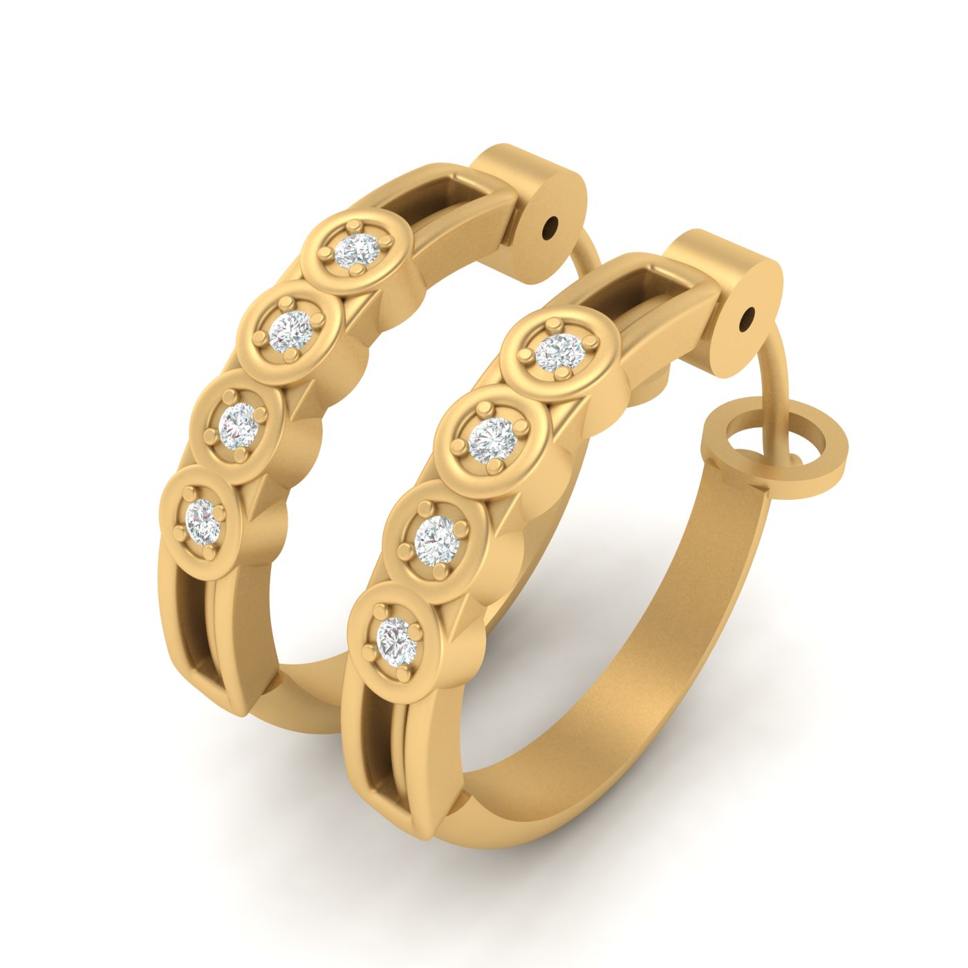 ROSE GOLD HOOP EARRINGS