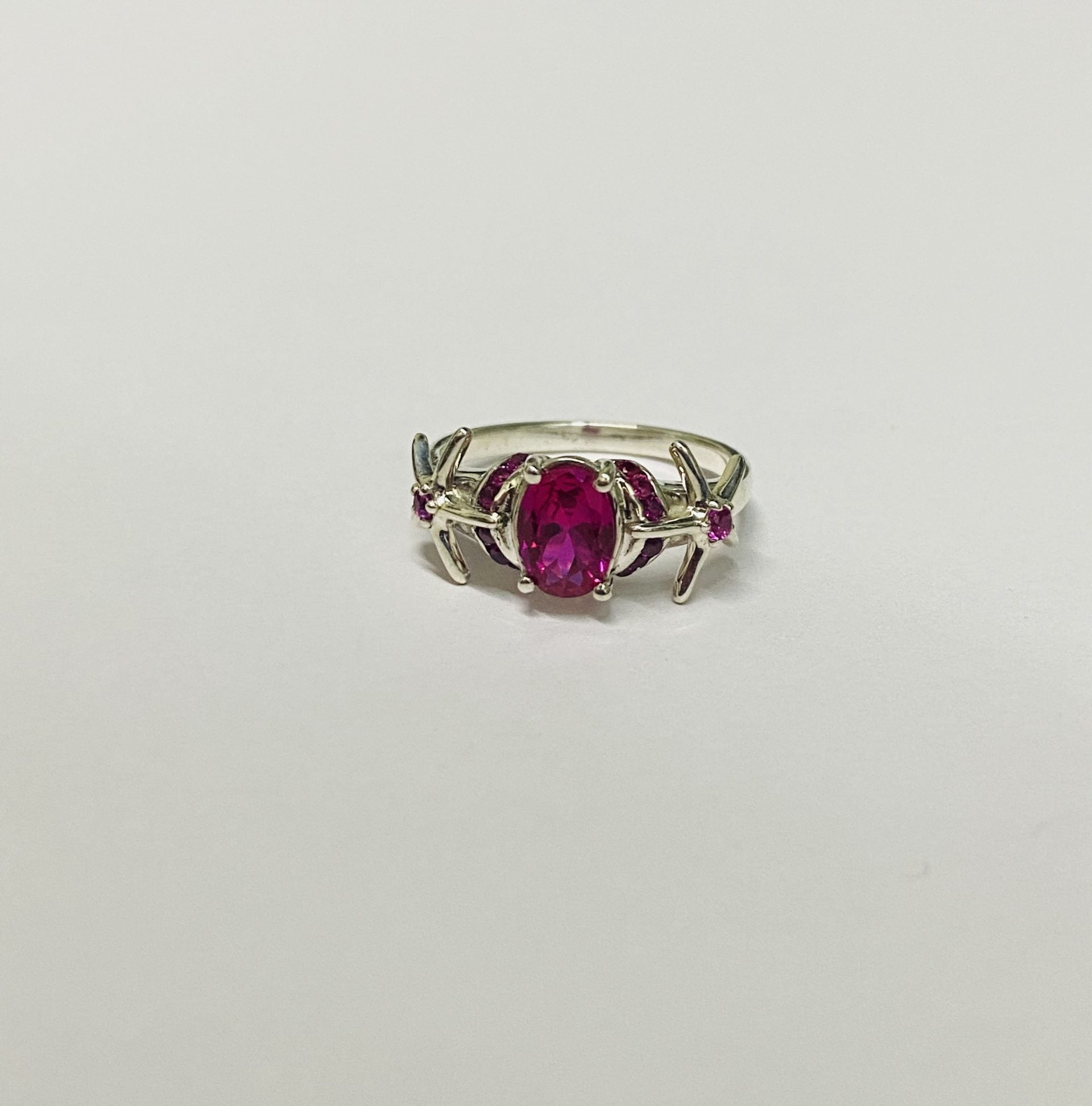 Ruby Starfish Engagement Ring