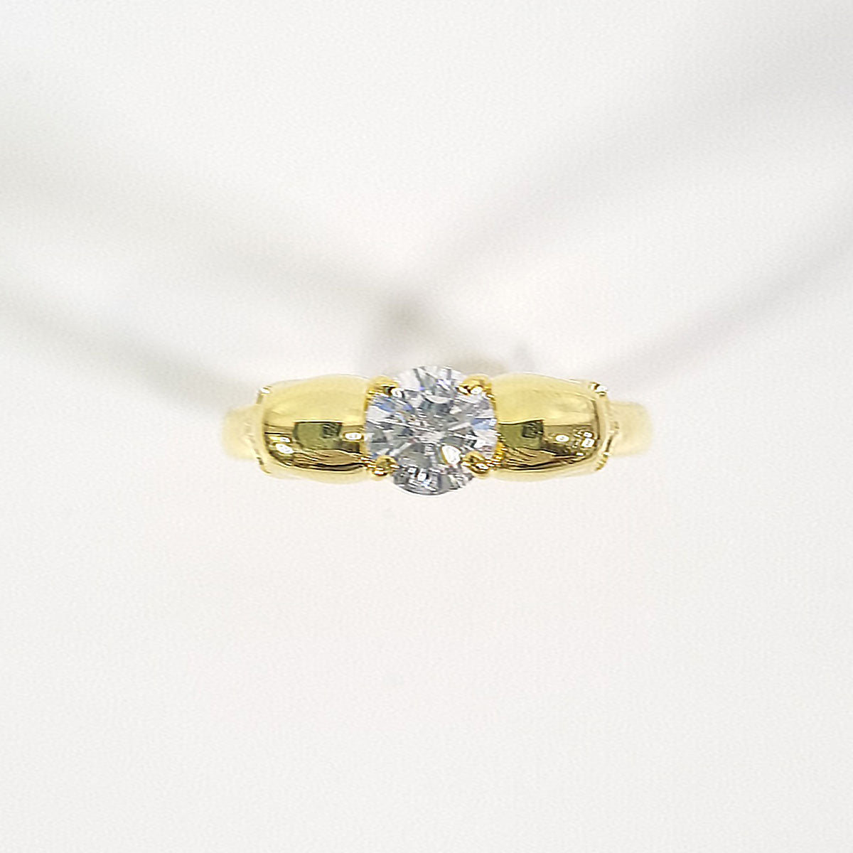 Solitaire Diamond Skull Wedding Ring