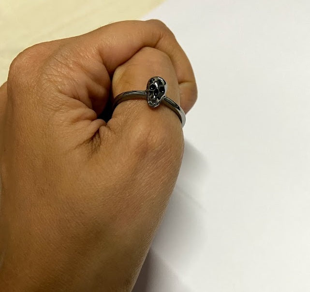 Memento Mori Skull Ring